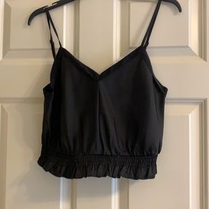 Cropped Black Dress Forum Size M tank